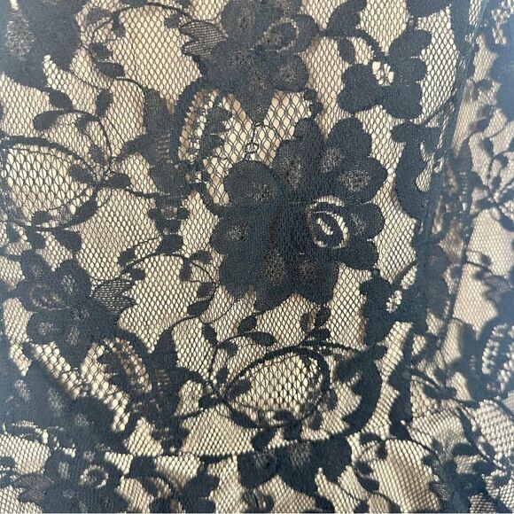Jessica Howard Black Lace Fit Flare Dress Size 8 - Picture 3 of 13